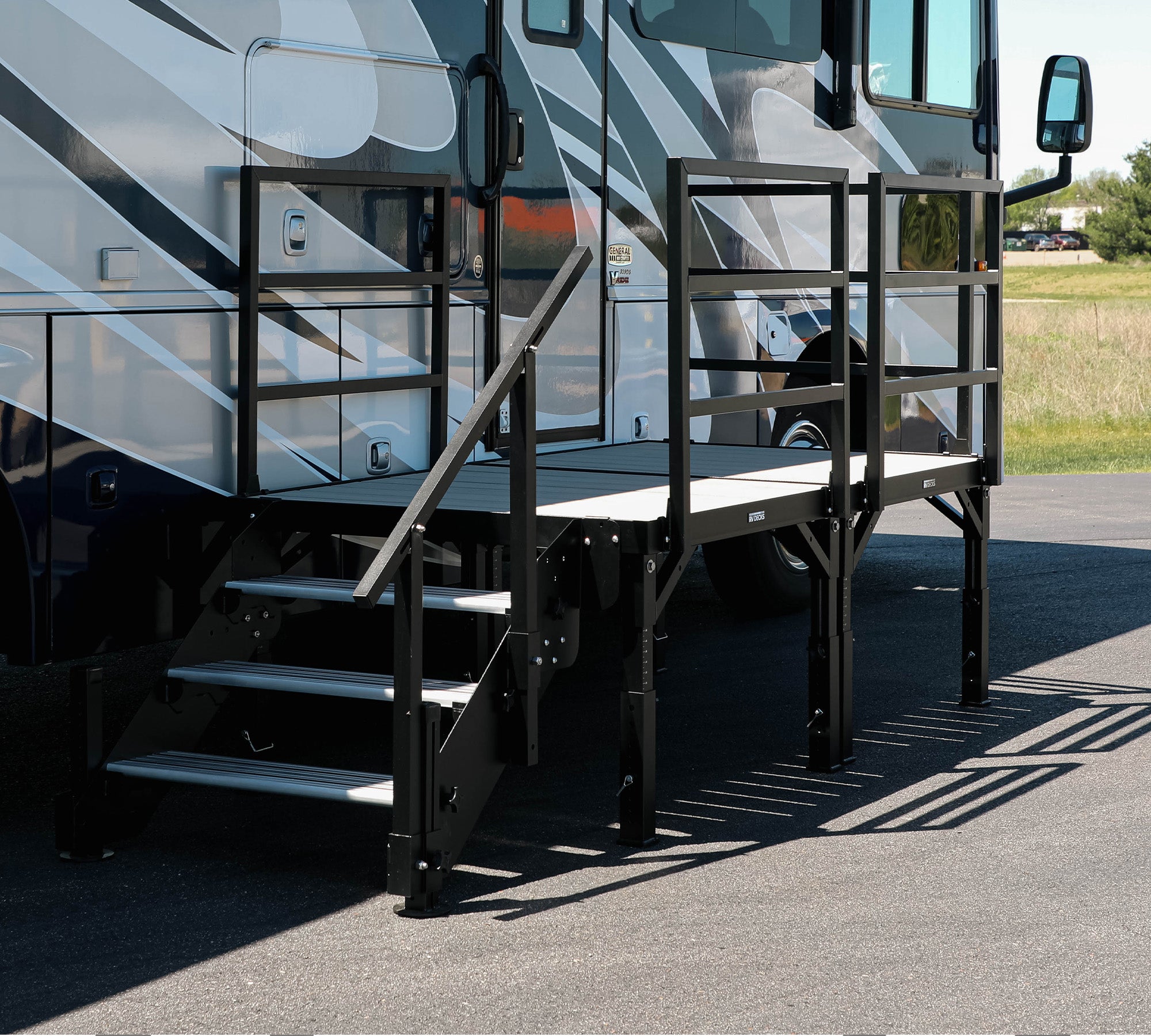 RV Deck Handrail